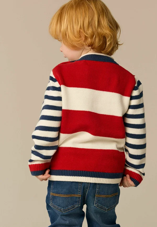 REGULAR FIT - Strickpullover - boat stripe