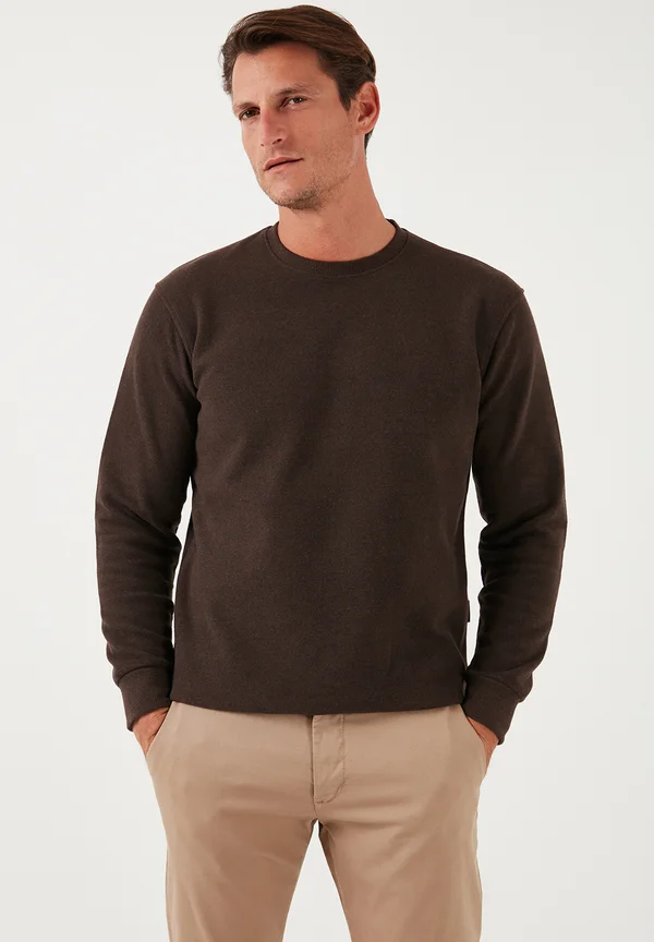 REGULAR FIT - Strickpullover - brown