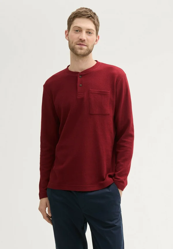 REGULAR FIT - Strickpullover - burgundy dark red