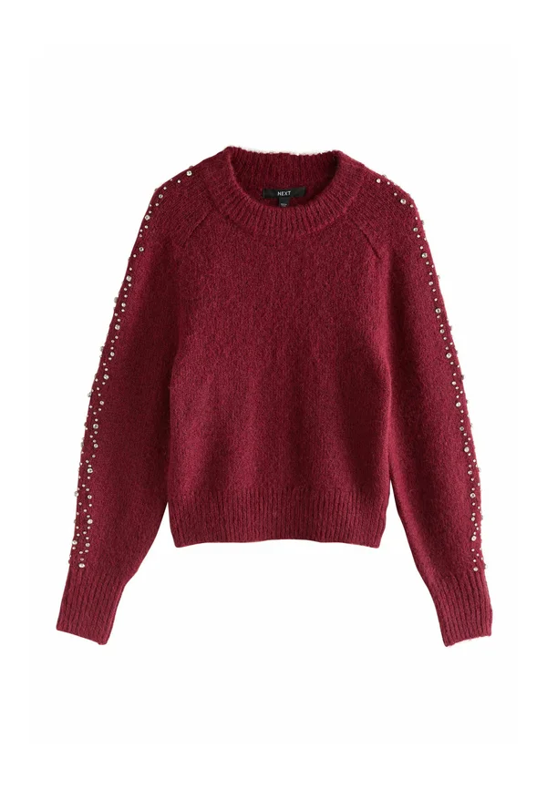 REGULAR FIT  - Strickpullover - burgundy