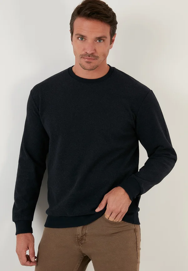 REGULAR FIT - Strickpullover - dark blue