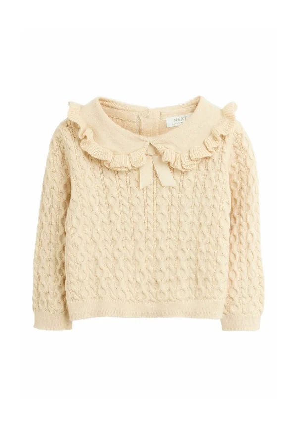 REGULAR FIT - Strickpullover - ecru