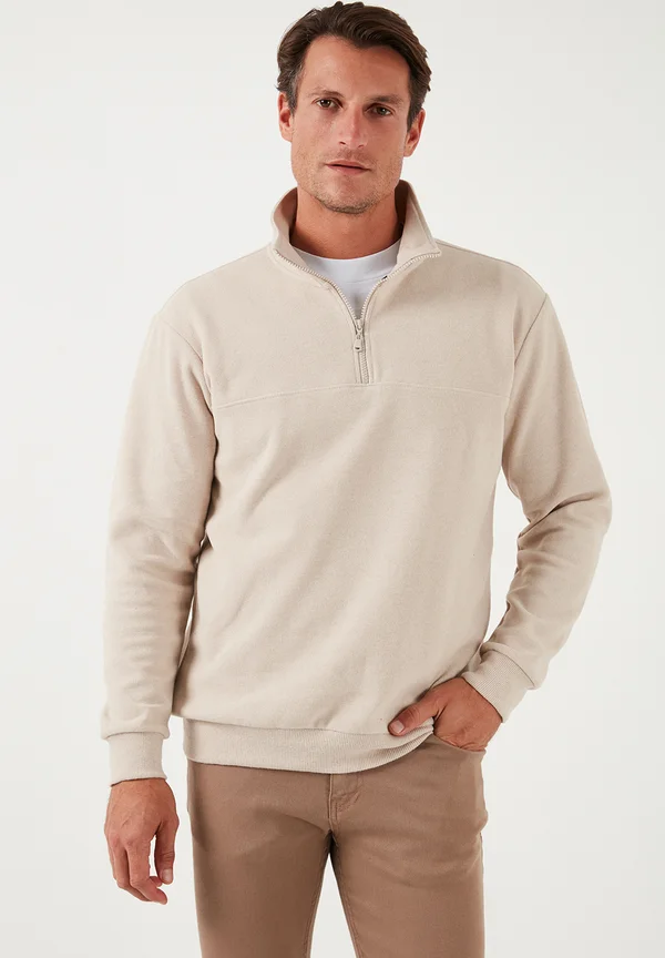 REGULAR FIT - Strickpullover - ecru