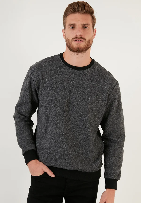 REGULAR FIT - Strickpullover - grey