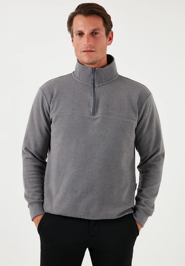 REGULAR FIT - Strickpullover - grey