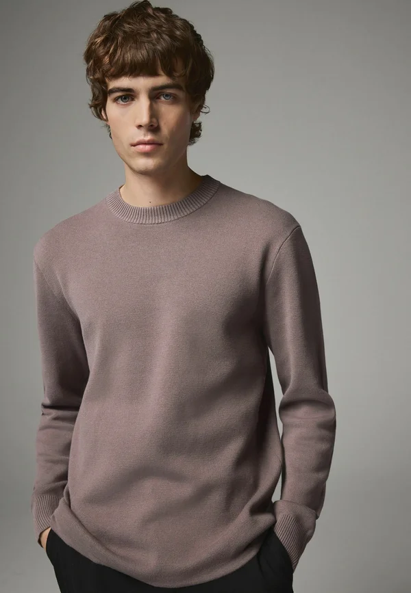 REGULAR FIT  - Strickpullover - mauve purple