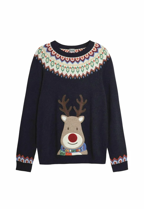 REGULAR FIT - Strickpullover - navy blue