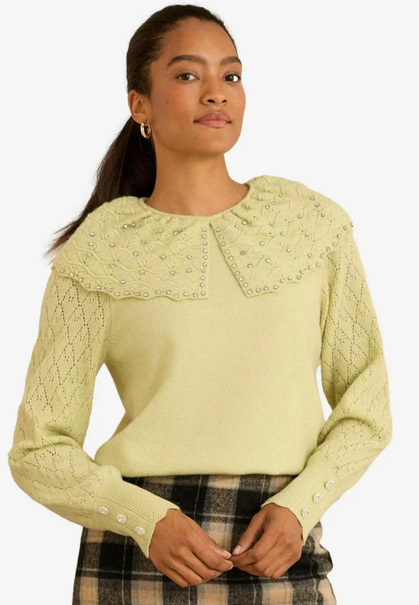 REGULAR FIT - Strickpullover - pistachio green