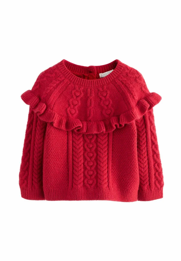 REGULAR FIT - Strickpullover - red