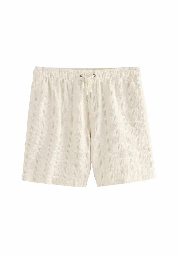 REGULAR FIT STRIPE - Shorts - ecru