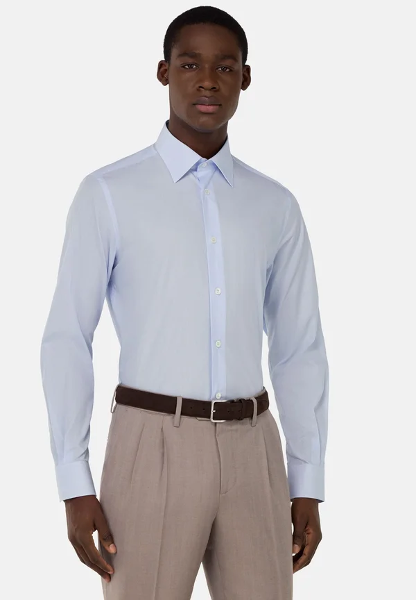 REGULAR FIT STRIPED  - Businesshemd - light blue