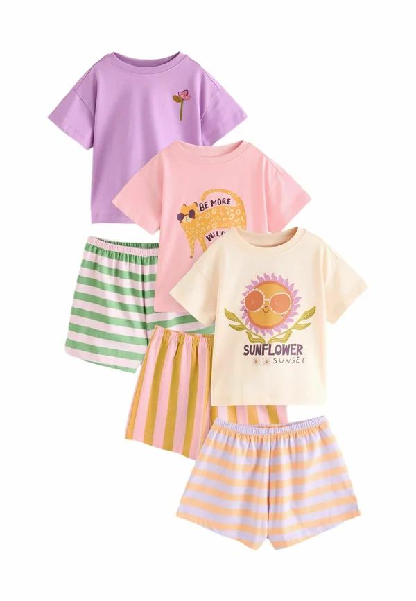 REGULAR FIT SUNFLOWER 3 PACK - Nachtwäsche Set - multi