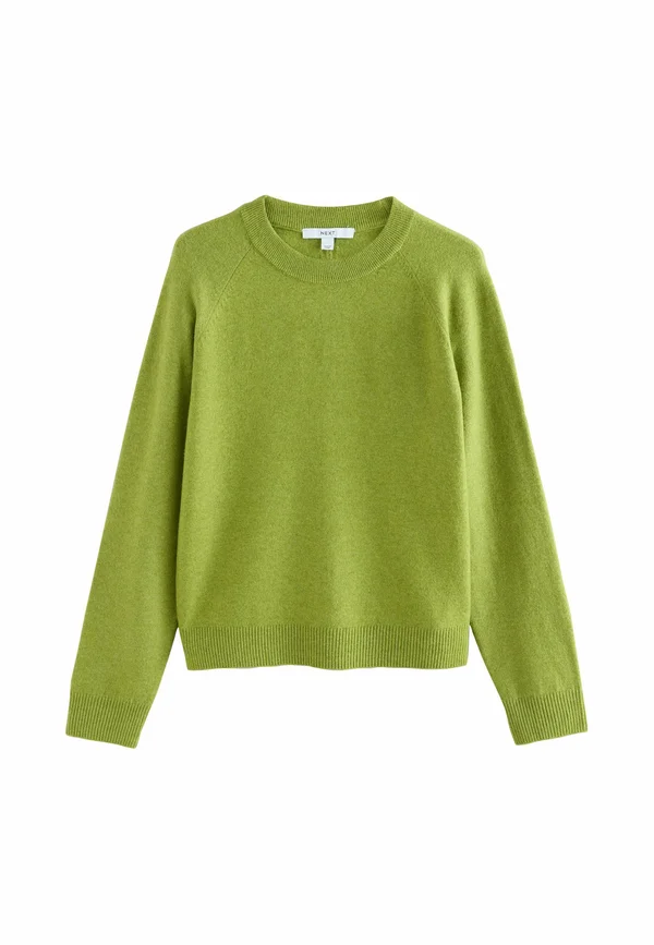 REGULAR FIT - SUPER SOFT CREW NECK LONG SLEEVE - Strickpullover - bright green