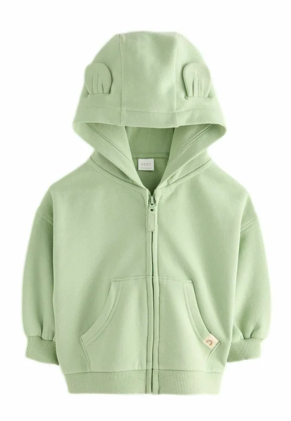 REGULAR FIT  - Sweatjacke - sage green