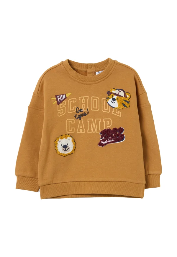 REGULAR FIT - Sweatshirt - orange brown
