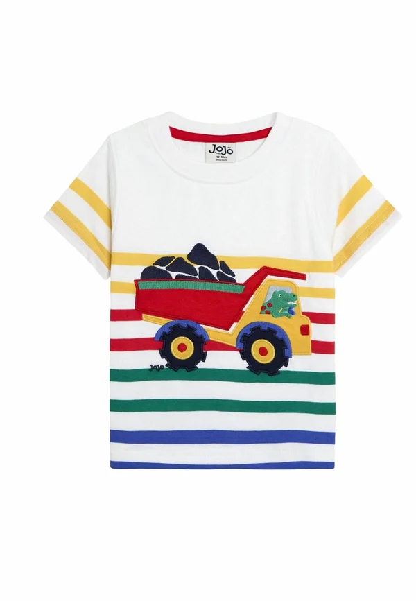 REGULAR FIT - T-Shirt print - multi stripe construction