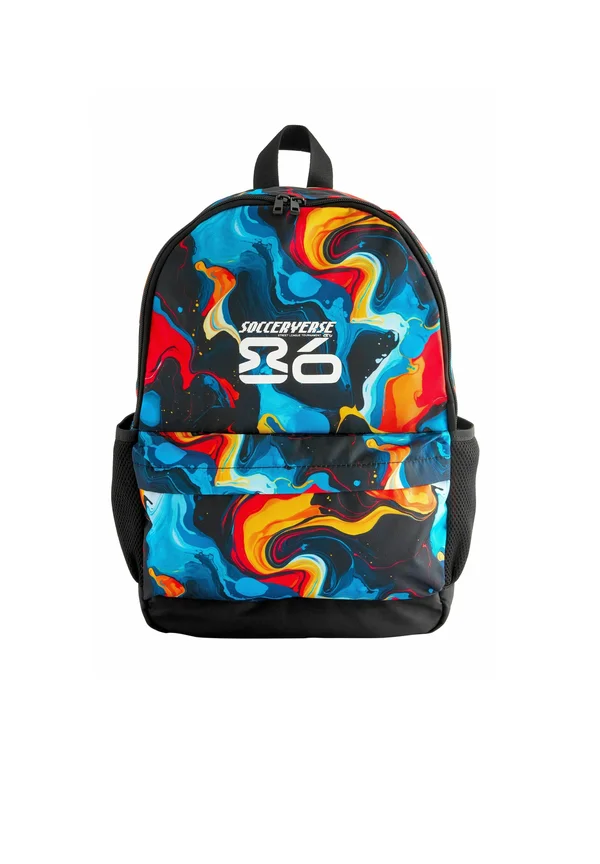 REGULAR FIT - Tagesrucksack - orange glitch print