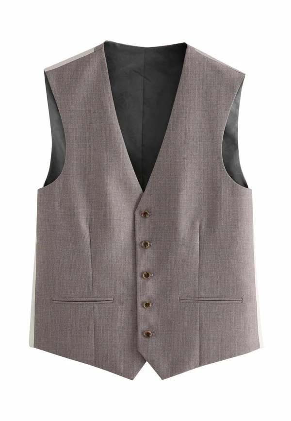 REGULAR FIT - TEXTURED - Anzugweste - pink