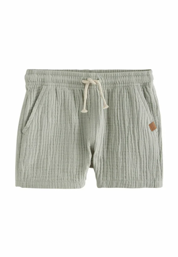 REGULAR FIT - TEXTURED PULL ON - Shorts - sage green