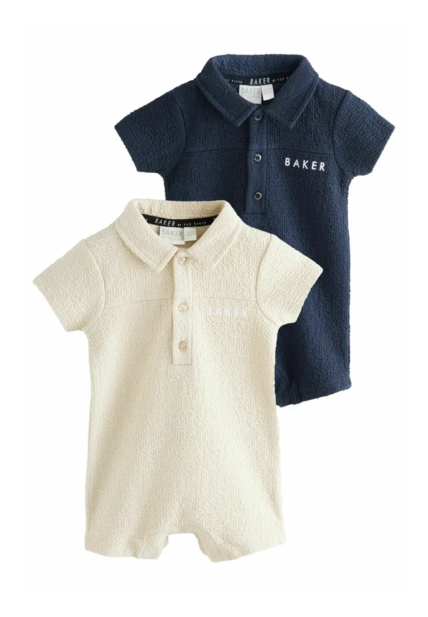 REGULAR FIT -TEXTURED ROMPERS 2 PACK - Jumpsuit - navy stone