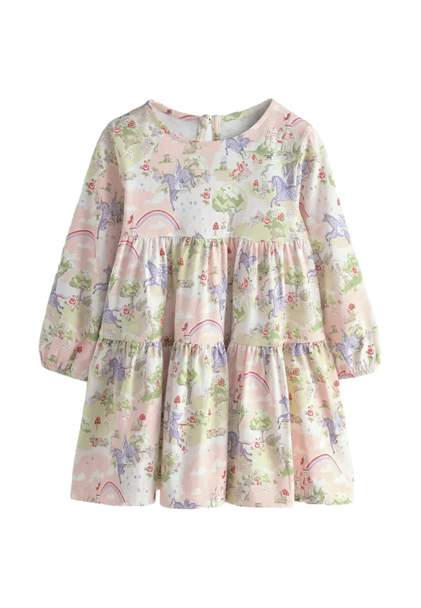 REGULAR FIT -TIERED  - Freizeitkleid - pink unicorn