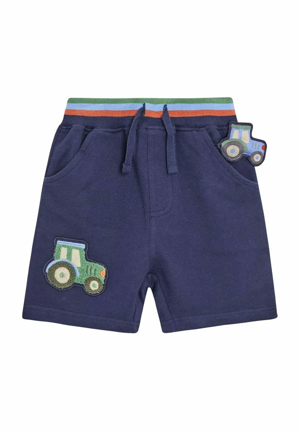 REGULAR FIT - TRACTOR APPLIQUÉ JOGGER  - Shorts - navy