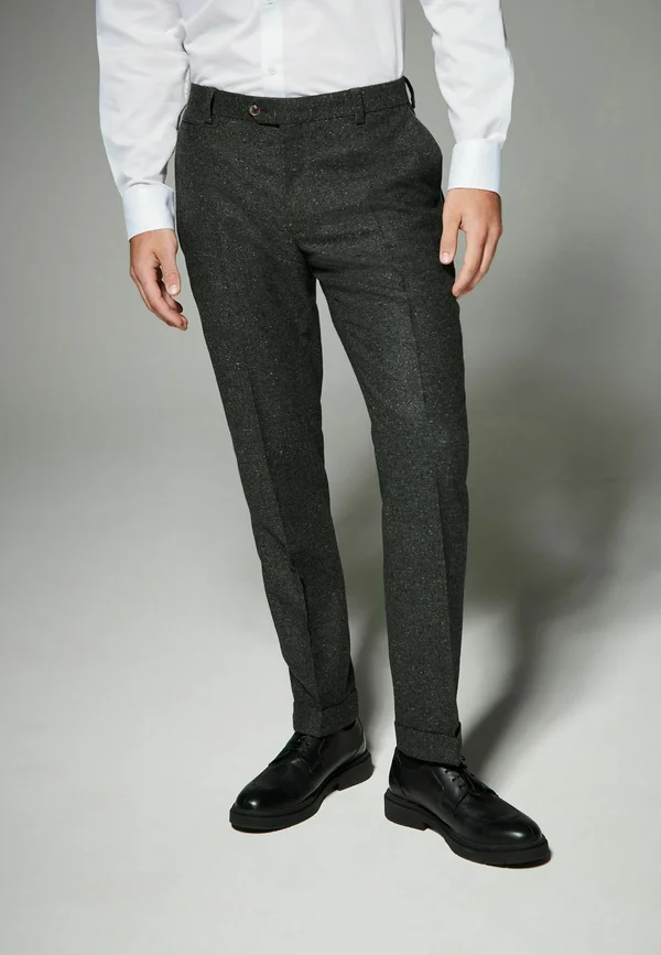 REGULAR FIT - TRIMMED - Stoffhose - green