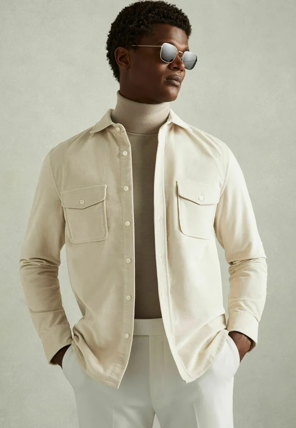REGULAR FIT - TUCCI - Leichte Jacke - stone
