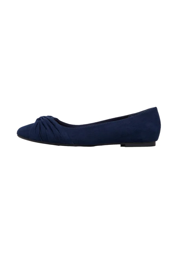 REGULAR FIT - TWIST DETAIL - Klassischer Ballerina - navy