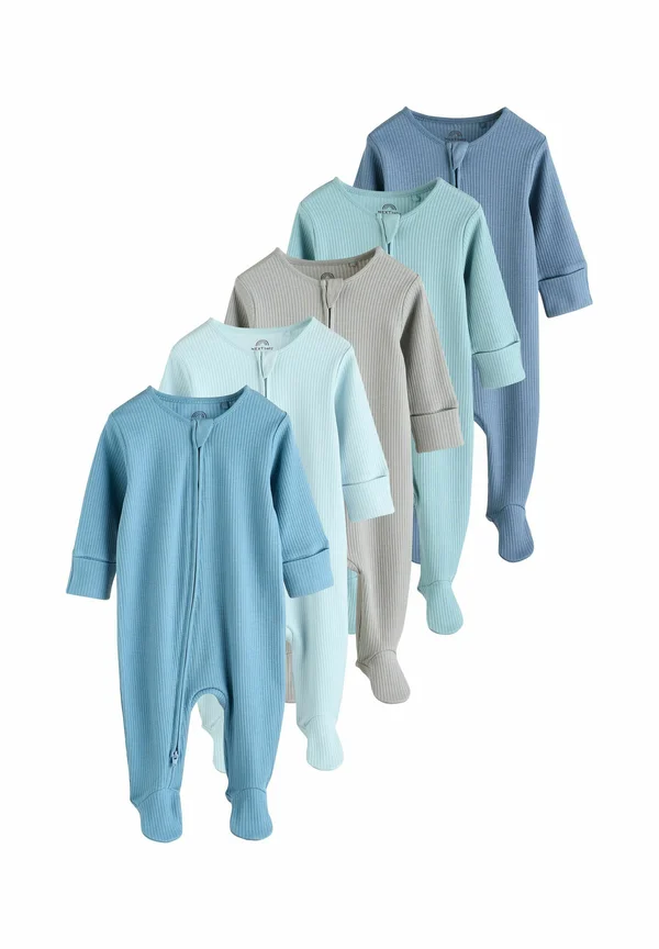 REGULAR FIT - TWO WAY ZIP 5 PACK - Strampler - blue