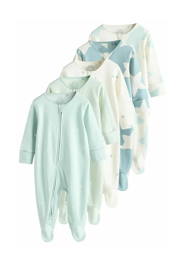 REGULAR FIT - TWO WAY ZIP 5 PACK - Strampler - sage green