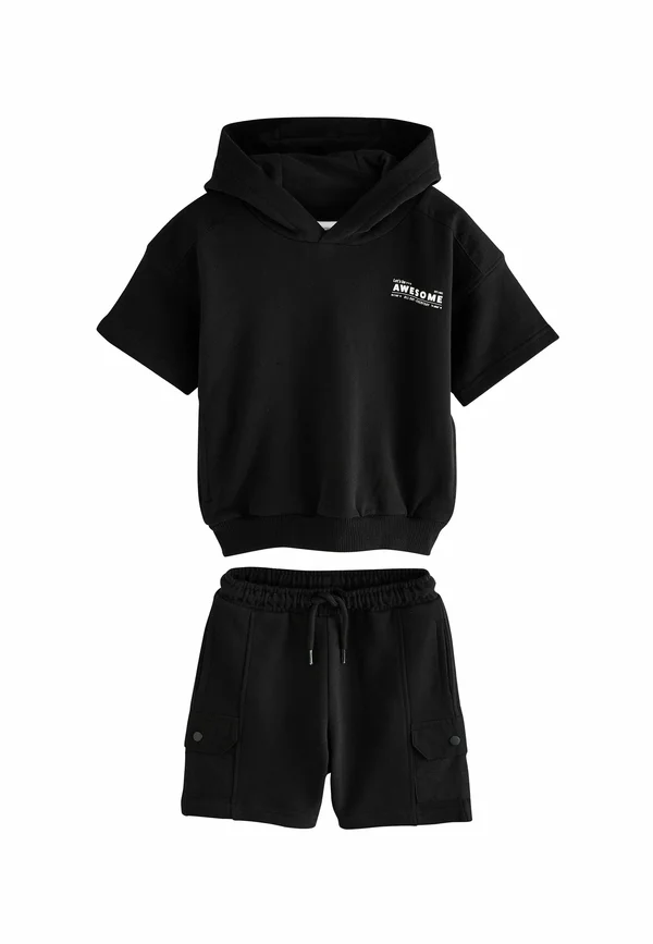 REGULAR FIT - UTILITY SET   - Cargohose - black