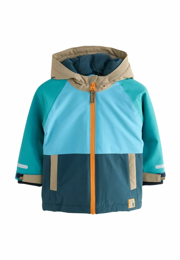 REGULAR FIT - WATERPROOF WARM PADDED - Winterjacke - navy turquoise