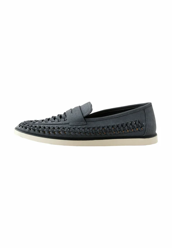 REGULAR FIT - WEAVE LOAFERS - Slipper - grey