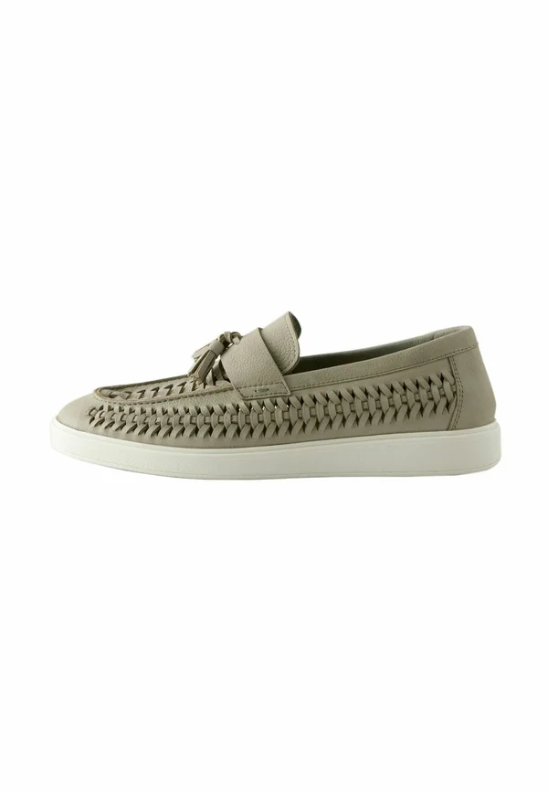 REGULAR FIT -WEAVE LOAFERS - Slipper - sage green