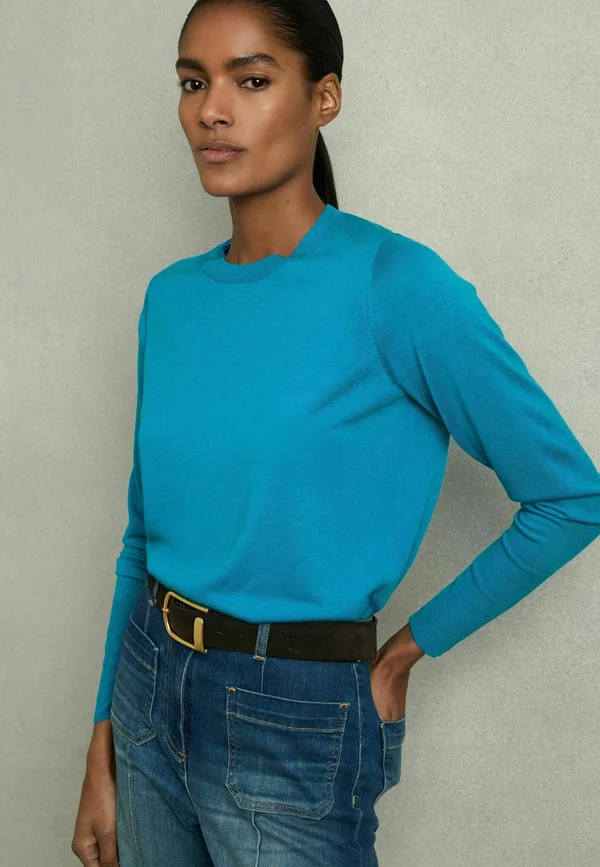 REGULAR FIT - WENDY - Strickpullover - blue