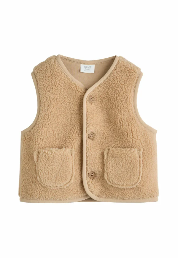REGULAR FIT  - Weste - neutral toffee borg