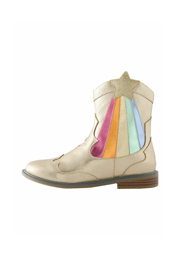 REGULAR FIT -WESTERN - Cowboy-/Bikerstiefelette - gold