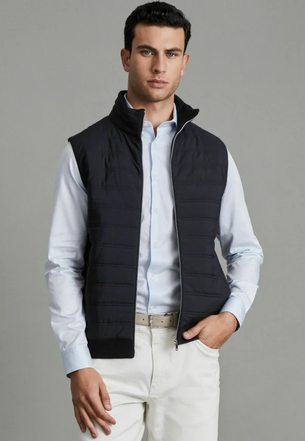REGULAR FIT - WILLIAM HYBRID QUILT AND THROUGH - Weste - navy