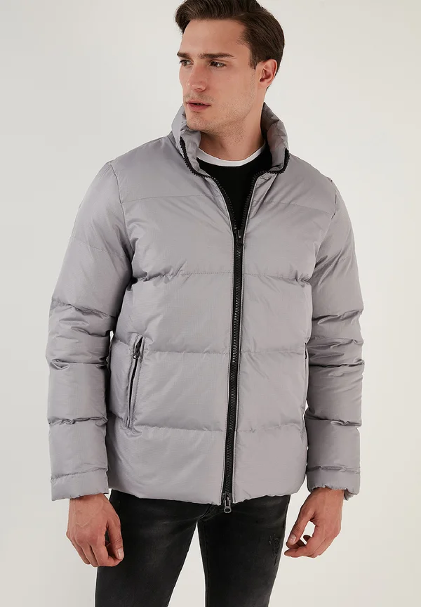 REGULAR FIT - Winterjacke - light grey