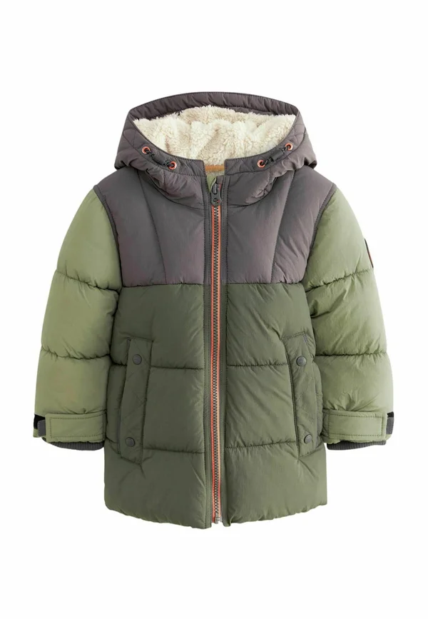 REGULAR FIT - Wintermantel - green colourblock