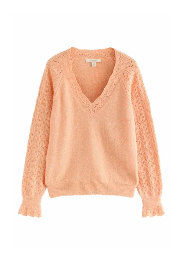 REGULAR FIT - WITH A TOUCH - Strickpullover - peach