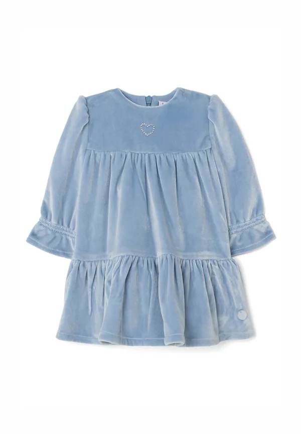 REGULAR FIT WITH HEART - Freizeitkleid - azure