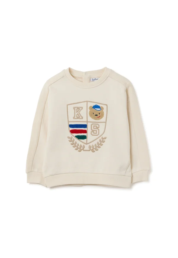 REGULAR FIT WITH TEDDY BEAR - Sweatshirt - light beige