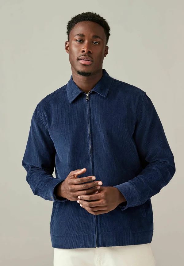 REGULAR FIT - WITH ZIP - Leichte Jacke - navy blue