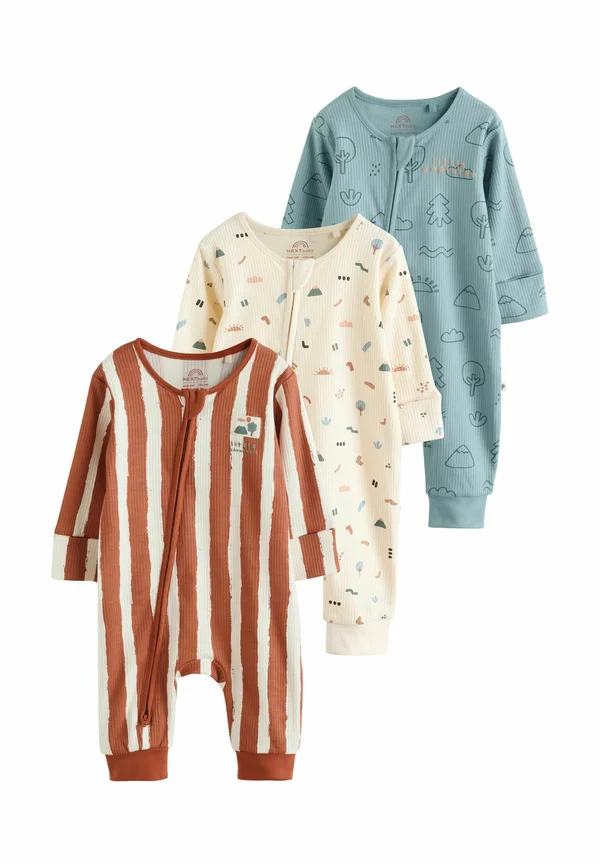 REGULAR FIT - WOODLAND 3 PACK - Pyjama - minerals