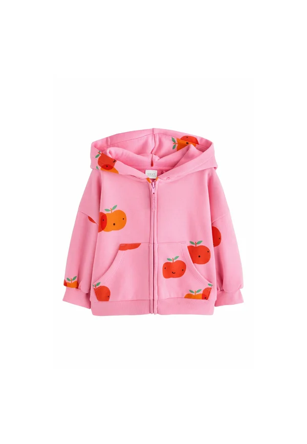 REGULAR FIT - ZIP THROUGH  - Sweatjacke - pink apple print