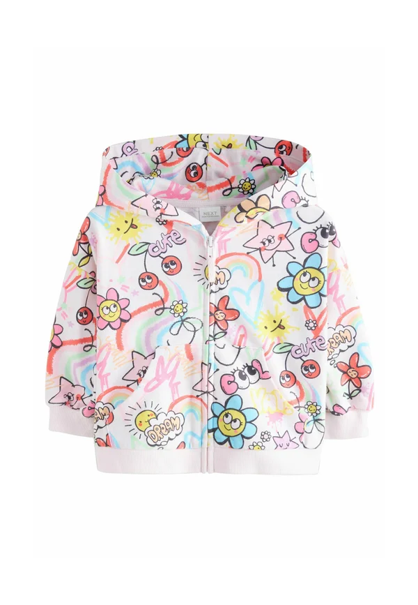 REGULAR FIT - ZIP THROUGH  - Sweatjacke - rainbow graffiti