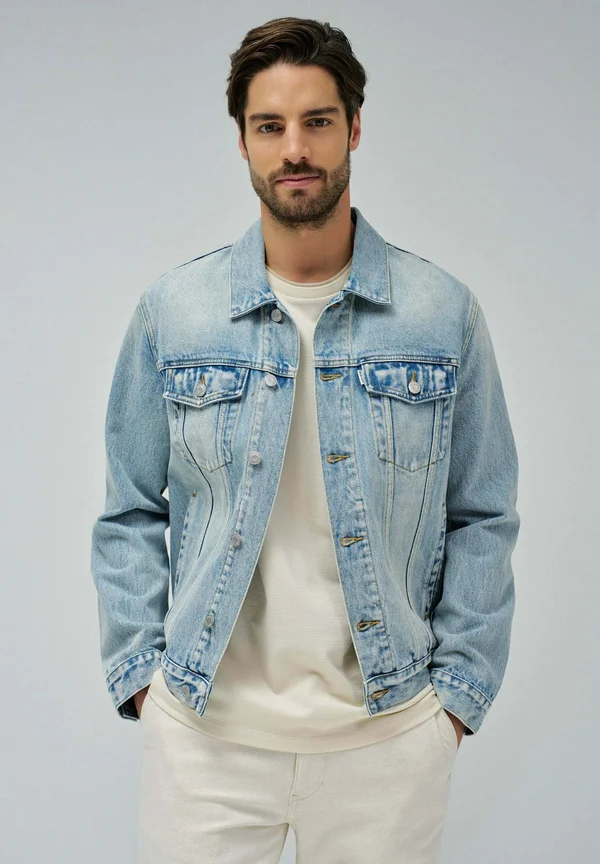 REGULAR - Jeansjacke - blau