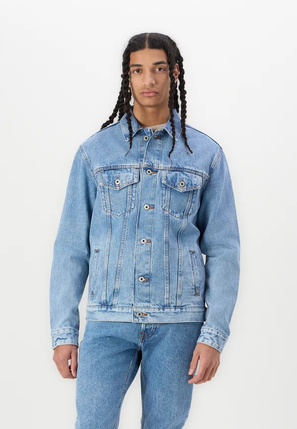 REGULAR - Jeansjacke - blue denim